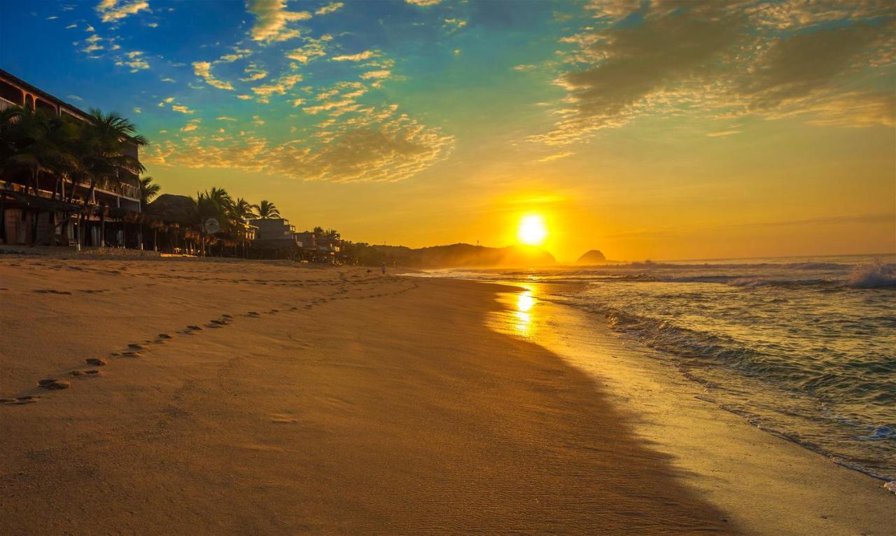 Cabanas Biuzaa Zipolite Exteriör bild
